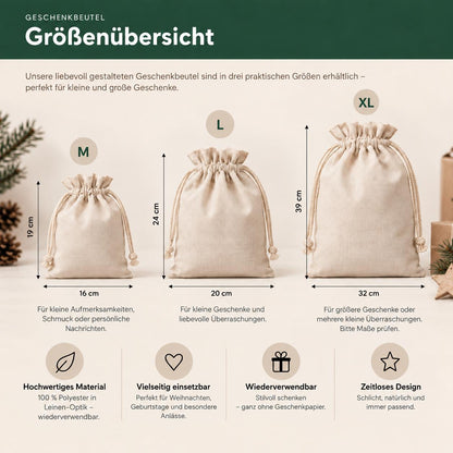 Geschenkbeutel mit Namen – personalisierte Geschenkverpackung zur Hochzeit für Brautpaar, Geldgeschenk Verpackung, Hochzeit Blumen Verlobung