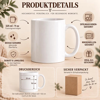 50 Geburtstag Tasse | Alt? Ich? Zeitlos! | Lustiges Geschenk Fünfzigster | Personalisierbar Keramik Kaffeebecher Wunschalter