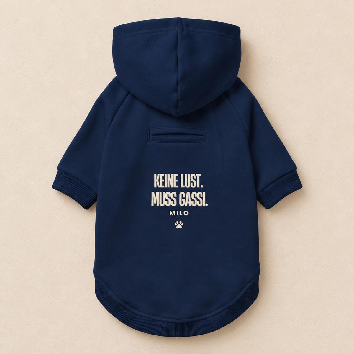 Personalisierter Hundehoodie mit Namen – Keine Lust Muss Gassi – Geschenk für Hundemama, Hundepapa & Hundefreunde zum Geburtstag oder Einzug