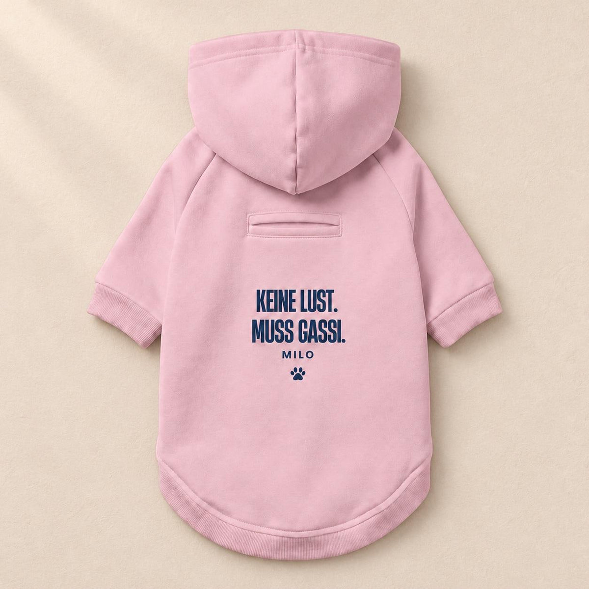 Personalisierter Hundehoodie mit Namen – Keine Lust Muss Gassi – Geschenk für Hundemama, Hundepapa & Hundefreunde zum Geburtstag oder Einzug