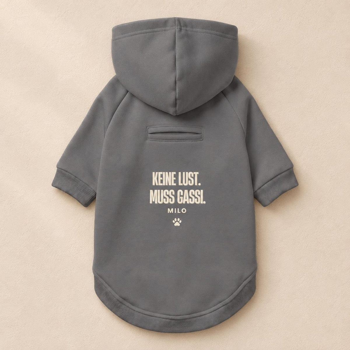 Personalisierter Hundehoodie mit Namen – Keine Lust Muss Gassi – Geschenk für Hundemama, Hundepapa & Hundefreunde zum Geburtstag oder Einzug