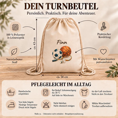 Braut Turnbeutel personalisiert mit Namen Spritz Cocktail Blumen Schleife, JGA Geschenk Hochzeit Brautparty Freundin Verlobung Getting Ready
