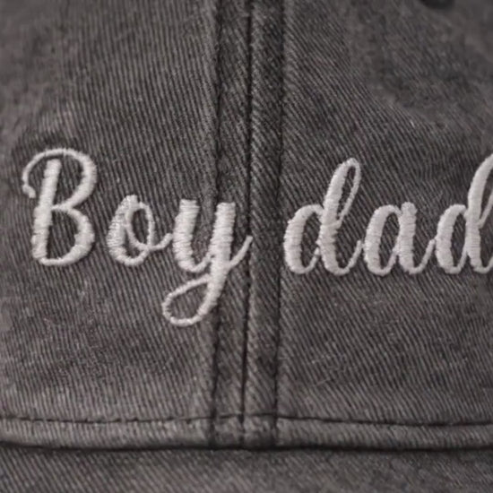 Boy Dad Cap Vintage | Bestickte Papa Mütze | Geschenk für Jungen Papa | Verstellbare Baumwoll Cap | Muttertag Boy Dad Vintage Schirmmütze