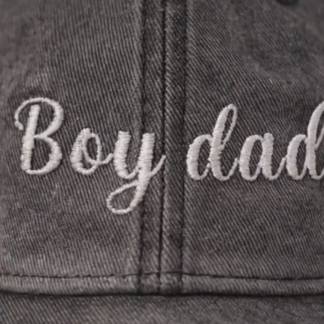 Boy Dad Cap Vintage | Bestickte Papa Mütze | Geschenk für Jungen Papa | Verstellbare Baumwoll Cap | Muttertag Boy Dad Vintage Schirmmütze