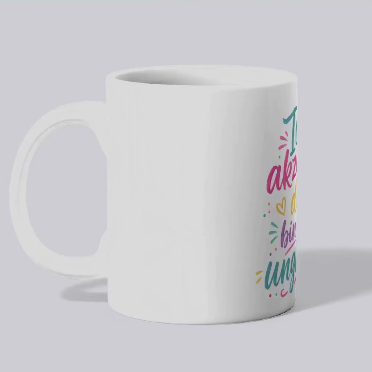 Ich akzeptiere das, bin aber unglücklich Tasse | Lustige Spruch Tasse | Sarkasmus Becher | Geschenk für Kollegen | Büro Kaffee Tasse Humor