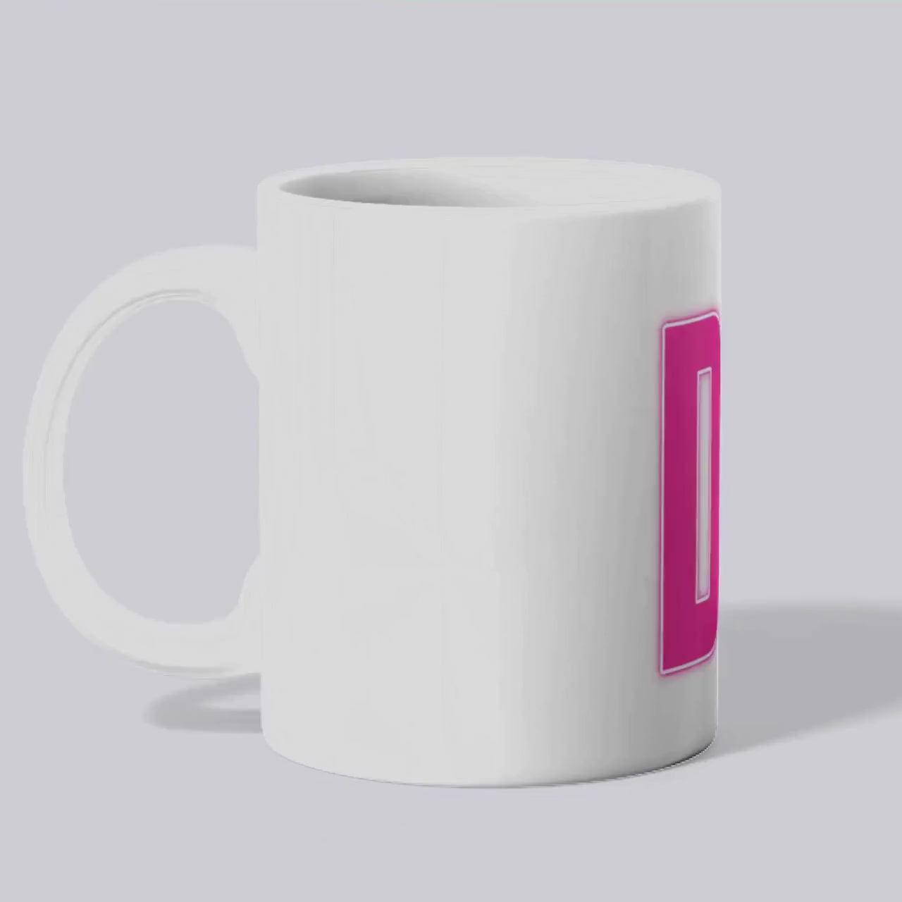 DO IT Tasse | Motivation Becher | Neon Schrift Tasse | Fitness Geschenk | Büro Kaffeebecher | Minimalistische Motivations Tasse