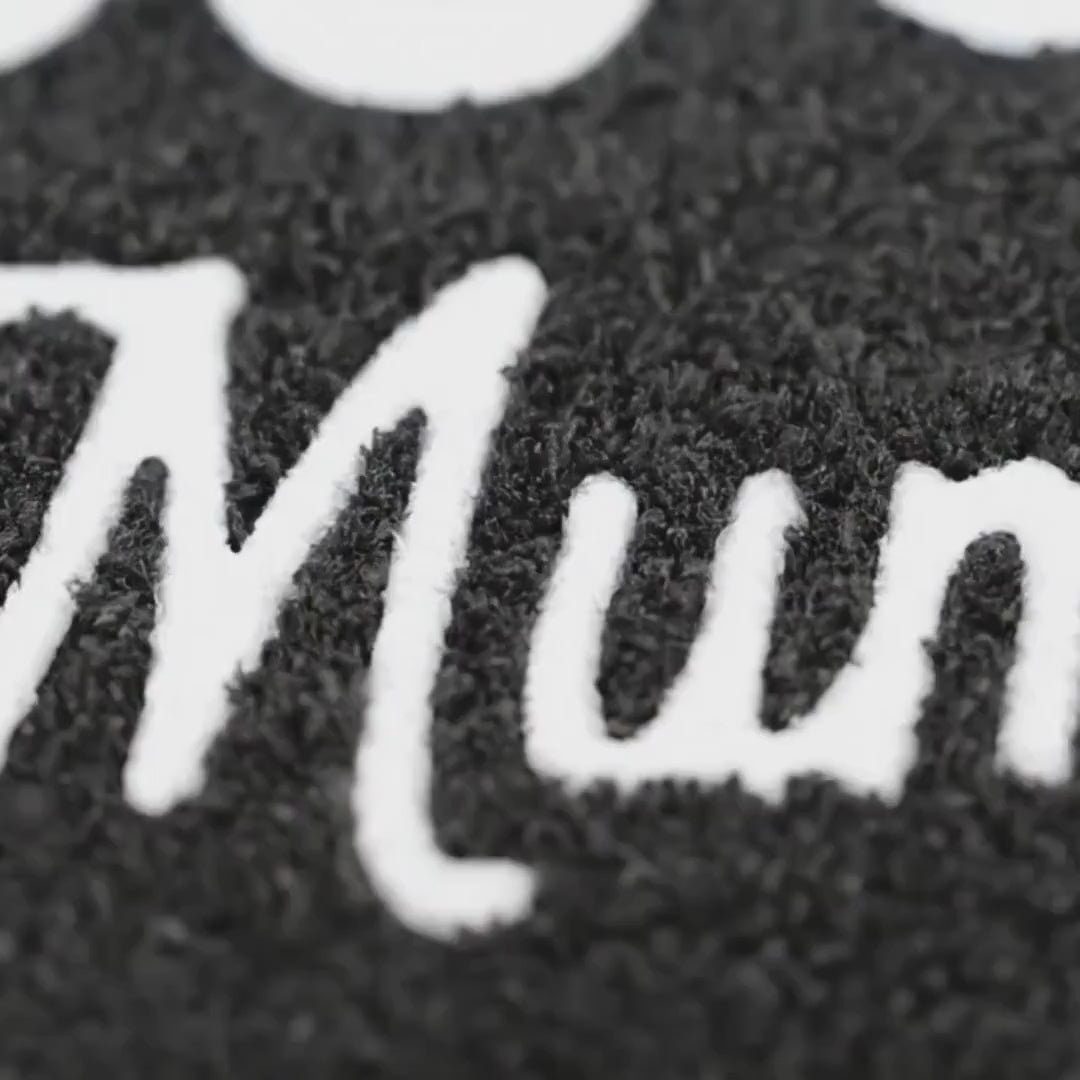 Personalisierte Haustier Fußmatte Hunde mit Foto – Türmatte mit Namen | Geschenk Umzug Zuhause Einweihungsgeschenk Türvorleger Dog Mom Dad