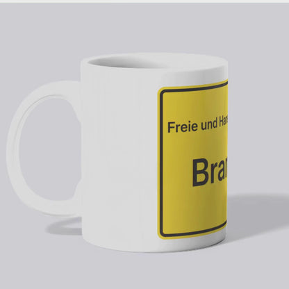Bramfeld Becher (Ortsschild)