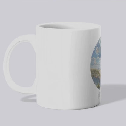 Jütland Tasse | Küsten Tasse mit Landschaftsmotiv | Geschenk für Meerliebhaber | Urlaub Erinnerung | Dänemark Tasse | Strand Kaffee Becher