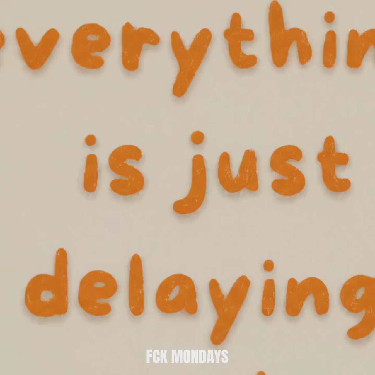 Overthinking Poster Minimalistisch | Mental Health Zitat | Prokrastination Zitat Wandbild | Selbsthilfe Spruch | Achtsamkeit Deko Modern
